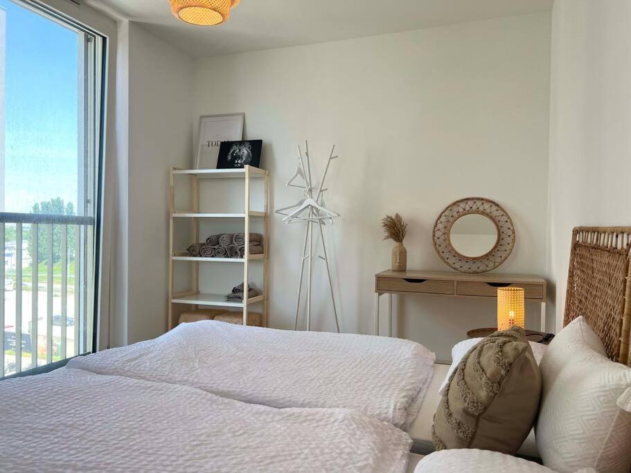 Donaublick Oasis: Stylische Wohnung Wien Exterior foto