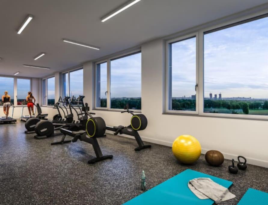 Donaublick Oasis: Stylische Wohnung Wien Exterior foto